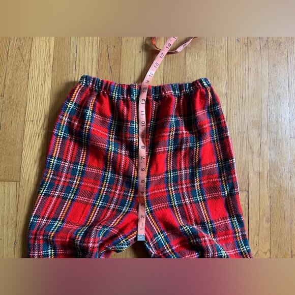 Late 60s 70s Vintage Red Plaid Pants - Picture 7 of 9